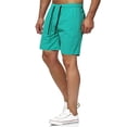 thumbnail image 1 of Nestiefly Mens Swim Trunks 5'' - Mesh Liner Quick Dry Beach Sports Athletic Lightweight Casual Swimwear Shorts with Pockets Mint Green 2XL, 1 of 4