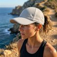 thumbnail image 1 of Nestiefly Quick Dry Hat Unstructured Athletic Baseball Cap Lightweight Running & Golf Cap for Women Men Light Gray One Size, 1 of 6