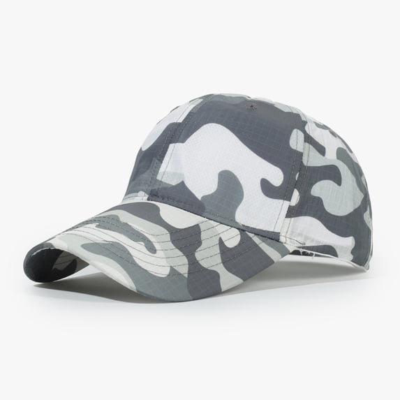 Nestiefly UPF 50+ Performance Water Resistant Baseball Cap Lightweight Breathable Hat Golf Running Boat Hiking for Men Women White One Size