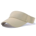 thumbnail image 1 of Nestiefly Visor Hat for Men & Women Quick-Dry Sun Visor Cap for Sports Tennis Golf Running Beach Outdoor Caps Hats Visors Sunvisors Khaki One Size, 1 of 7