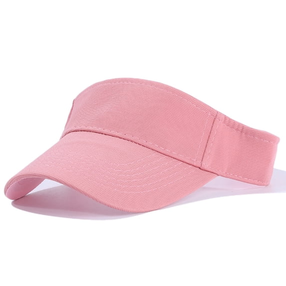 Nestiefly Visor Hat for Men & Women Quick-Dry Sun Visor Cap for Sports Tennis Golf Running Beach Outdoor Caps Hats Visors Sunvisors Pink One Size