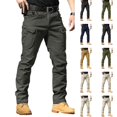 thumbnail image 1 of Nestiefly Work Pants for Men Stretch Hiking Cargo Pant Outdoor Casual Waterproof Trouser with Multi Pockets(No Belt) Gray M, 1 of 10