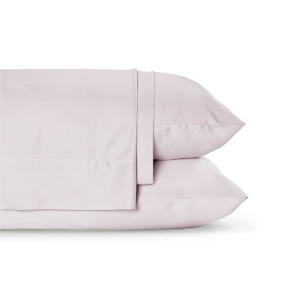 Nestin Luxury Rayon from Bamboo 2 Piece Standard Pillowcase Set, 250 Thread Count, Blush Pink