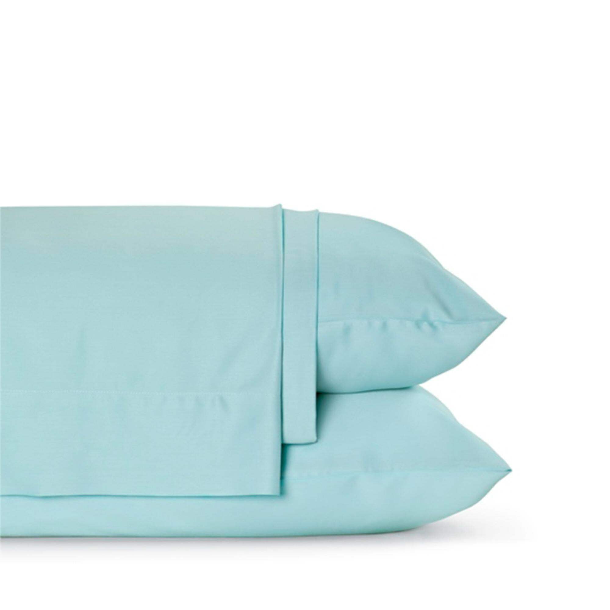 Nestin Luxury Rayon from Bamboo 4 Piece King Sheet Set, 250 Thread Count, Light Blue
