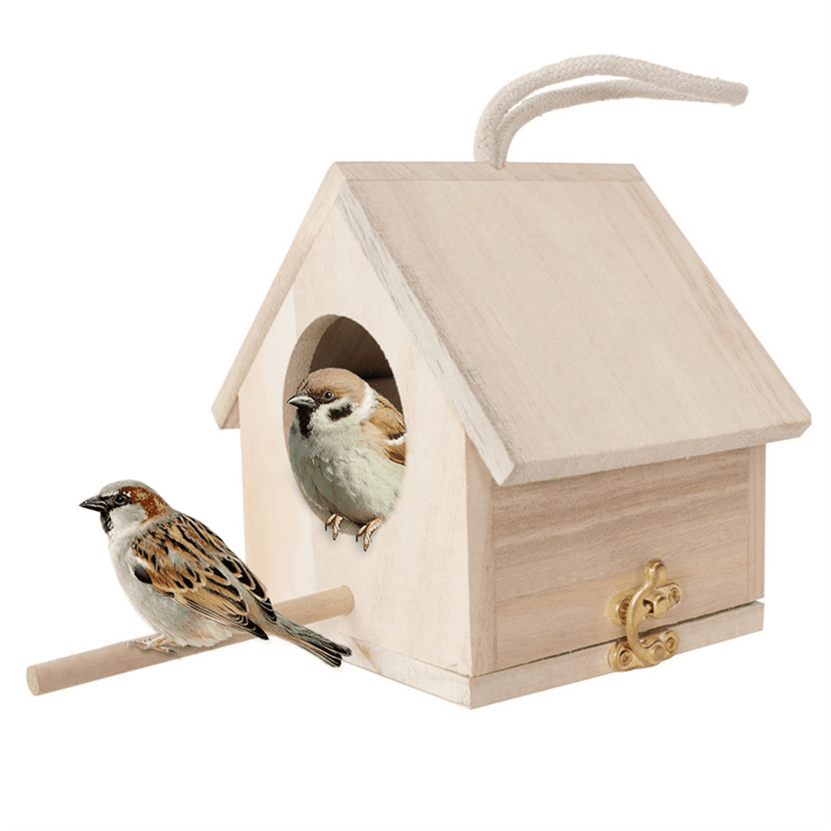 Nesting Box for Tits, Nesting Box Kit Robin, Bird House, Weatherproof