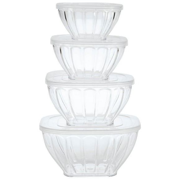 Nesting Clear Storage Containers , Set of 4