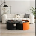 thumbnail image 1 of Nesting Coffee Table, Round Nesting Tables and End Tables for Small Space, Modern Side Tables, 1 of 1