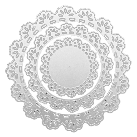 Nesting Cricle Cutting Dies Lace Embossing Die Stencil for Card Making Scrapbooking Album Party Invitation