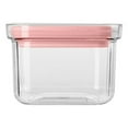 Nesting Glass Food Storage Containers with Lids Counter Rice No Storage