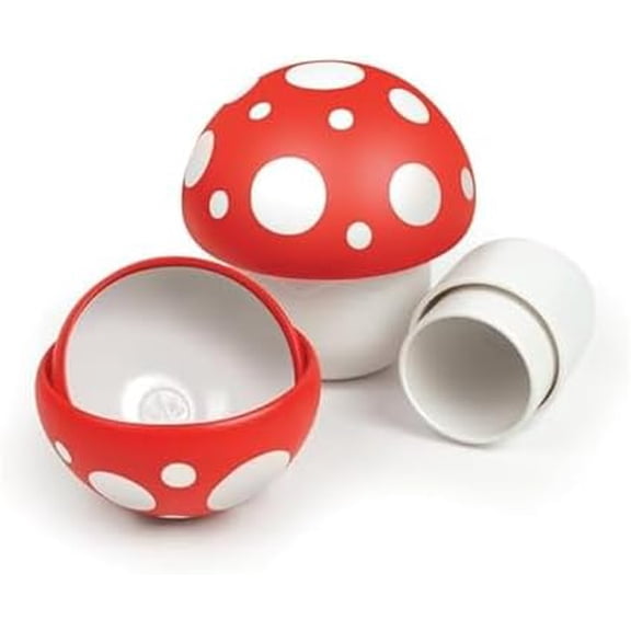 Nesting Mushroom Measuring Cups, Set of Fun and Functional Kitchen Measuring Tools, Space-Saving Design with Unique Mushroom Shape$$Home Decor, Kitchen, & Other