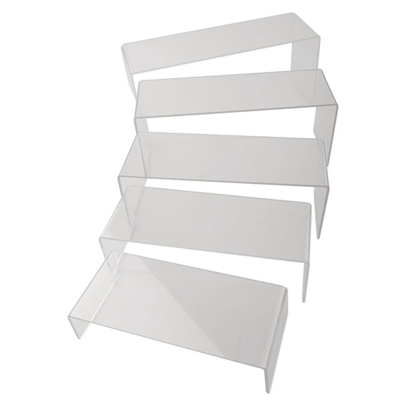 Nesting Plinths Acrylic Display Stand Shelves Toy Handmade Model Exhibition