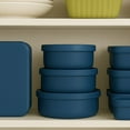 thumbnail image 1 of Nesting Silicone Round Containers rosewood, 1 of 1