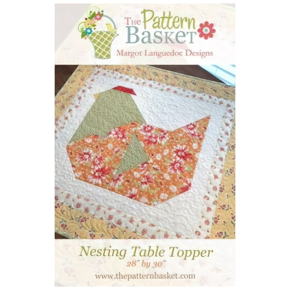 Nesting Table Topper Pattern by The Pattern Basket