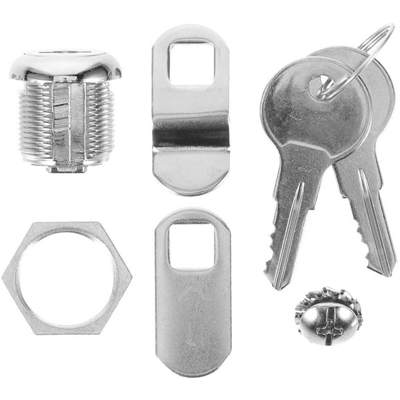 Nestingho 1 Set Mailbox Lock With Key File Cabinet Key Replacement Cylinder Lock Supply