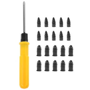 Nestingho Tire Plug Kit 1 Set with Rubber Screws for Quick Tire Puncture Repair and Tire Screw