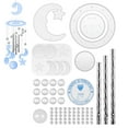 thumbnail image 1 of Nestingho Wind Chime Silicone Mold Kit, 1 Set Wind Chimes Craft Molds for Handmade Wind Chime Material Tools, 1 of 7