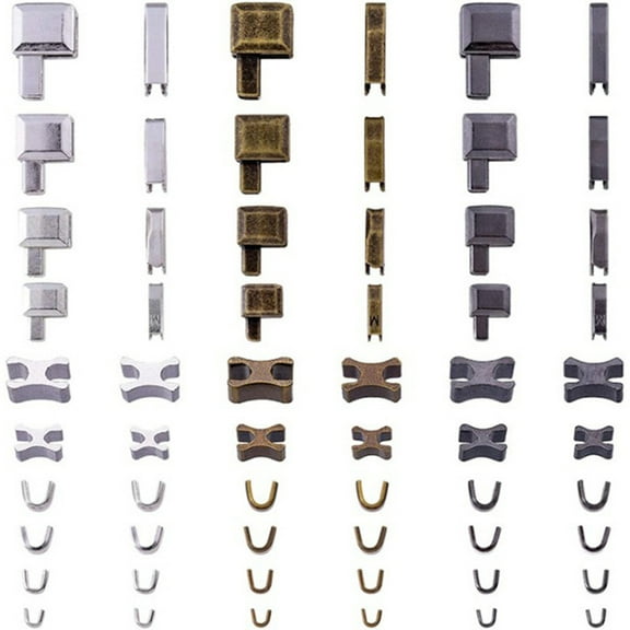 Nestingho Practical Zipper Stops Set - Convenient Replacement Zipper Stops Accessories for Repair and Maintenance