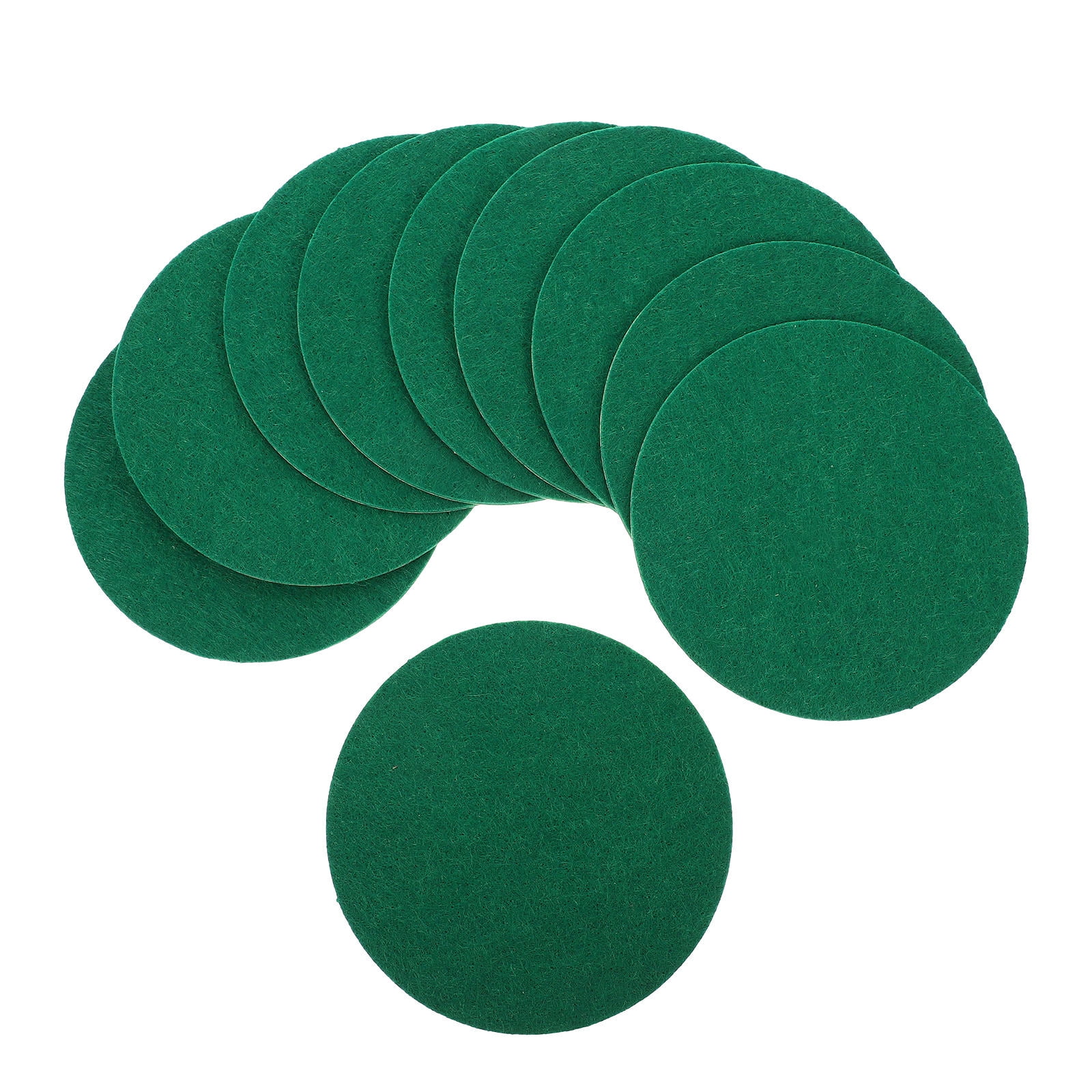 Nestingho 10Pcs Square Polyester Fiber Air Hockey Pads for 2.4X2.4X0.08In