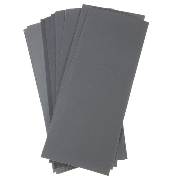 Nestingho 12-Pack Sandpaper Sheets Assortment, Dry and Wet Abrasive Grit Sandpaper for Wood Metal and Paint