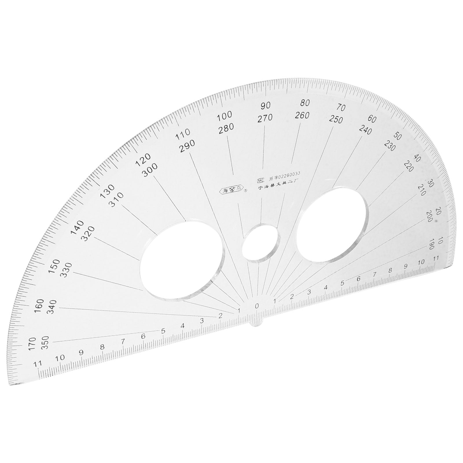 Protractor Ho Nestingho 1Set Portable Protractor for Drawing and Angle Measurement ...