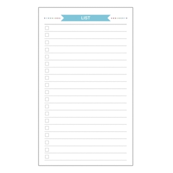 Nestingho 40 Sheets A5 6-Hole Paper Refills for Notebook Planner Journal Organizer Daily To-Do List