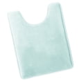 thumbnail image 1 of Nestl Contour Absorbent Memory Foam Bath Mat Set Bathroom Rug, Aqua, 24"x20", 1 of 7