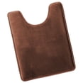 thumbnail image 1 of Nestl Contour Absorbent Memory Foam Bath Mat Set Bathroom Rug, Brown, 24"x20", 1 of 7