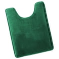 thumbnail image 1 of Nestl Contour Absorbent Memory Foam Bath Mat Set Bathroom Rug, Hunter Green, 24"x20", 1 of 7