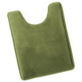 Nestl 1 Contour Absorbent Memory Foam Bath Mat Bathroom Rug, Sage Green