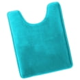 thumbnail image 1 of Nestl Contour Absorbent Memory Foam Bath Mat Bathroom Rug, Teal, 24"x20", 1 of 7