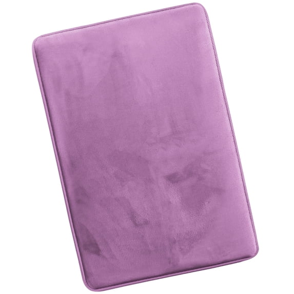 Nestl Absorbent Memory Foam Bath Mat Set Bathroom Rug, Lavender Dream, 20"X30"