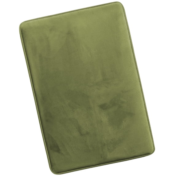 Nestl Absorbent Memory Foam Bath Mat Bathroom Rug, Sage Green, 20"X30"