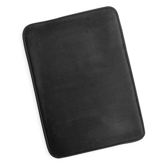 Nestl Absorbent Memory Foam Bath Mat Bathroom Rug, Black, 17"x24"