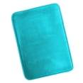 thumbnail image 1 of Nestl Absorbent Memory Foam Bath Mat Bathroom Rug, Teal, 17"x24", 1 of 7