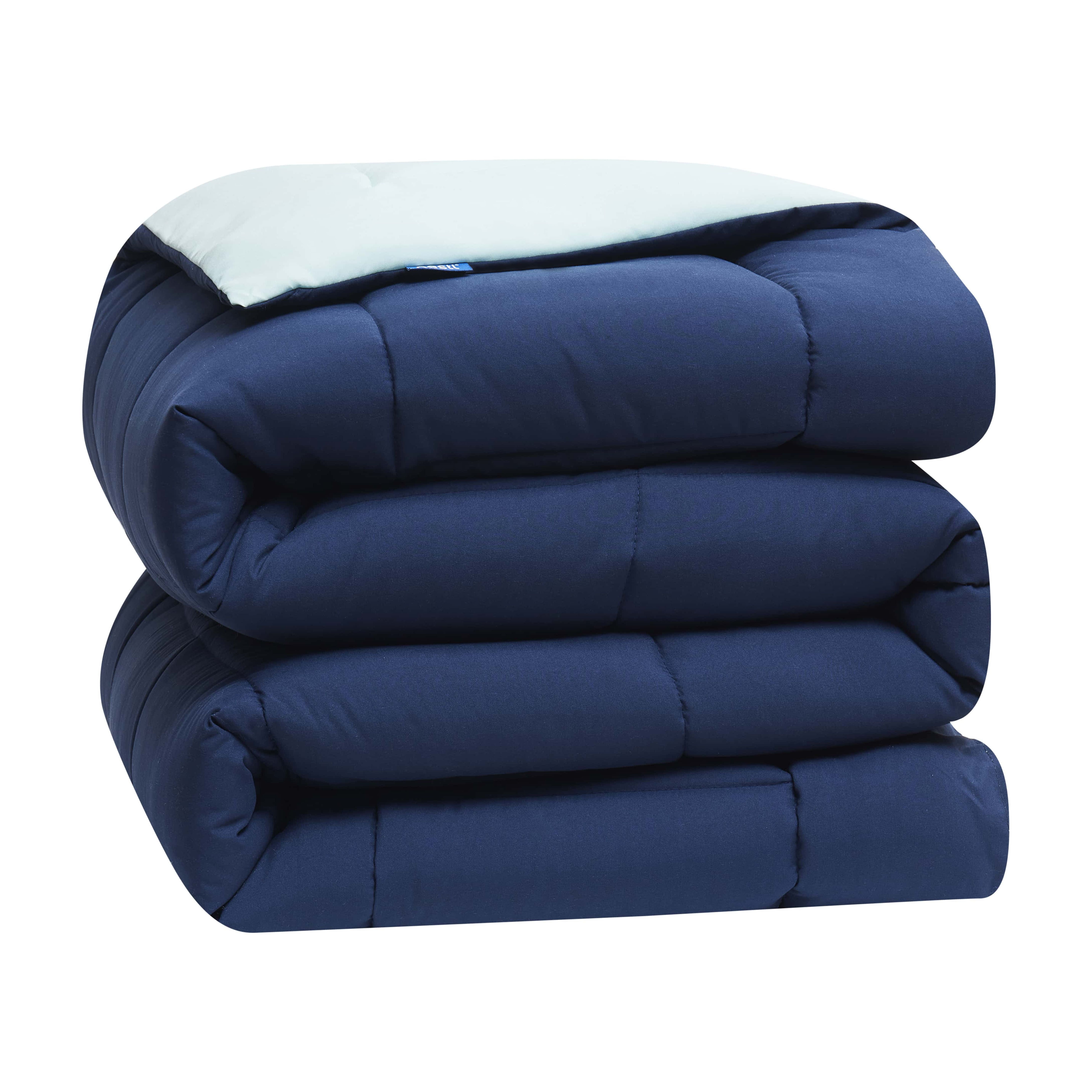 Nestl Reversible Comforter, Quilted Down Alternative Duvet Insert, All