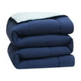 Nestl Reversible Comforter, Quilted Down Alternative Duvet Insert, All