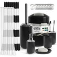 thumbnail image 1 of Hearth & Harbor 20 Piece Bathroom Accessories Set, Black Bathroom Decor Set, 1 of 9