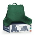 thumbnail image 1 of Nestl Backrest Reading Pillow, Bed Rest Pillow with Arms for Sitting In Bed, Shredded Memory Foam Back Support Pillow, Hunter Green, 1 of 8