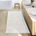 thumbnail image 1 of Nestl Bathroom Rugs, Machine Washable Bath Mats For bathroom Floor Rugs, Nonslip Backing Rubber Bath Rug, White, 1 of 6