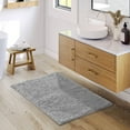 thumbnail image 1 of Nestl Bathroom Rugs, Machine Washable Bath Mats For bathroom Floor Rugs, Nonslip Backing Rubber Bath Rug, Silver, 1 of 6