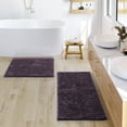 thumbnail image 1 of Nestl Bathroom Rugs, Machine Washable Bath Mats For bathroom Floor Rugs, Nonslip Backing Rubber Bath Rug, Purple, 1 of 6