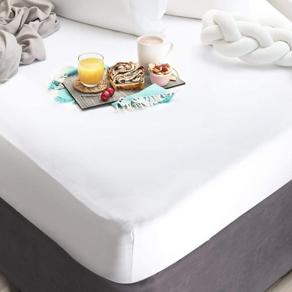 Nestl Bedding Wholesale Anti Bacterial Sheets - 90 GSM with special anti bacterial chemical added - King - White