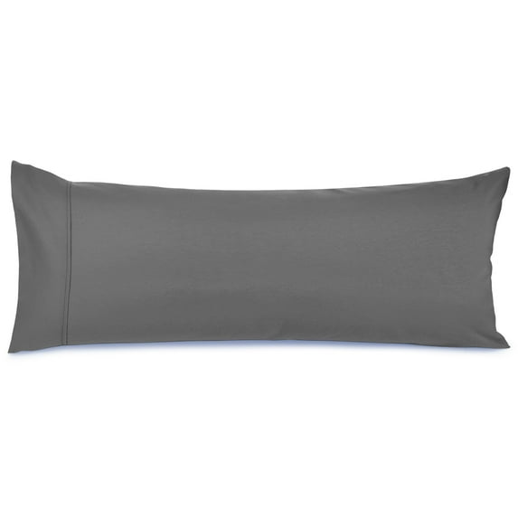 Nestl Body Pillow Case, Microfiber Body Pillow Cover, Body Pillowcase Size (20"x54"), Gray