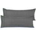 thumbnail image 1 of Nestl Body Pillow Case, Microfiber Body Pillow Covers, Body Pillowcase Size (20"x54"), Set of 2, Gray, 1 of 4