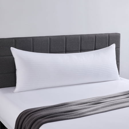 Nestl Body Pillow for Bed with 100% Cotton Body Pillow Cover, 20" x 54"