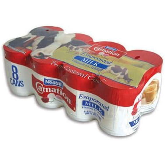 Nestl Carnation Evaporated Milk Case of 8 Cans 12 fl oz Each