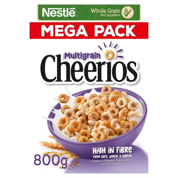 Nestl Cheerios Multigrain Cereal 800g, Imported from Britain