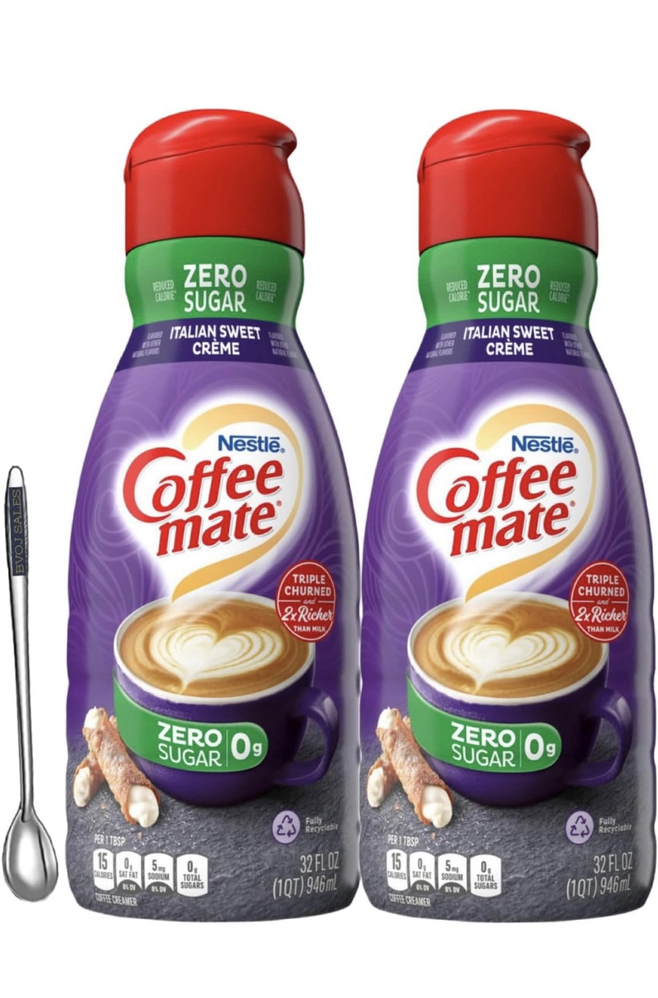 Nestlé Coffee Mate Italian Sweet Cream Zero Sugar Liquid Coffee Creamer