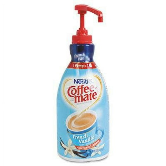 Nestle Coffee-mate Liquid Creamer French Vanilla Flavor 50.7 fl oz (Pack of 16)