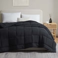 thumbnail image 1 of Nestl Oversized King Comforter, Down Alternative Bedding Duvet Insert, Black, 1 of 10